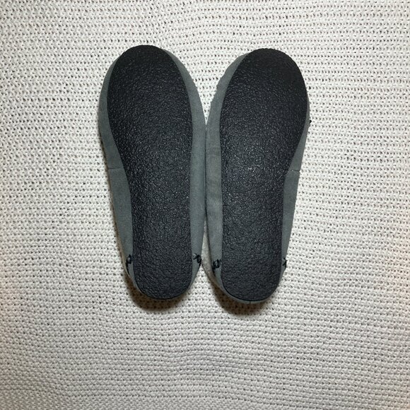 Minnetonka Women's Chrissy Grey Size 7 Fur Lined Shoes Moccasin Slipper Boho - Picture 4 of 6